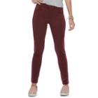 Juniors' Rewind 5-pocket Skinny Pants, Teens, Size: 13, Brt Red