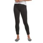 Women's Utopia By Hue Felted Twill Jean Skimmer Leggings, Size: Large, Black