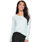 Women's Sonoma Goods For Life&trade; Essential Crewneck Tee, Size: Xxl, Light Blue