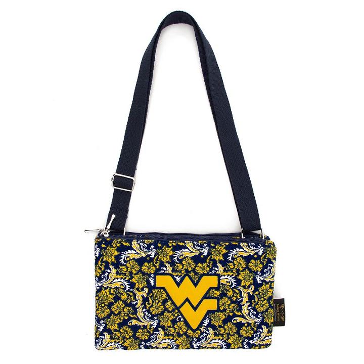 West Virginia Mountaineers Bloom Crossbody Bag, Women's, Multicolor
