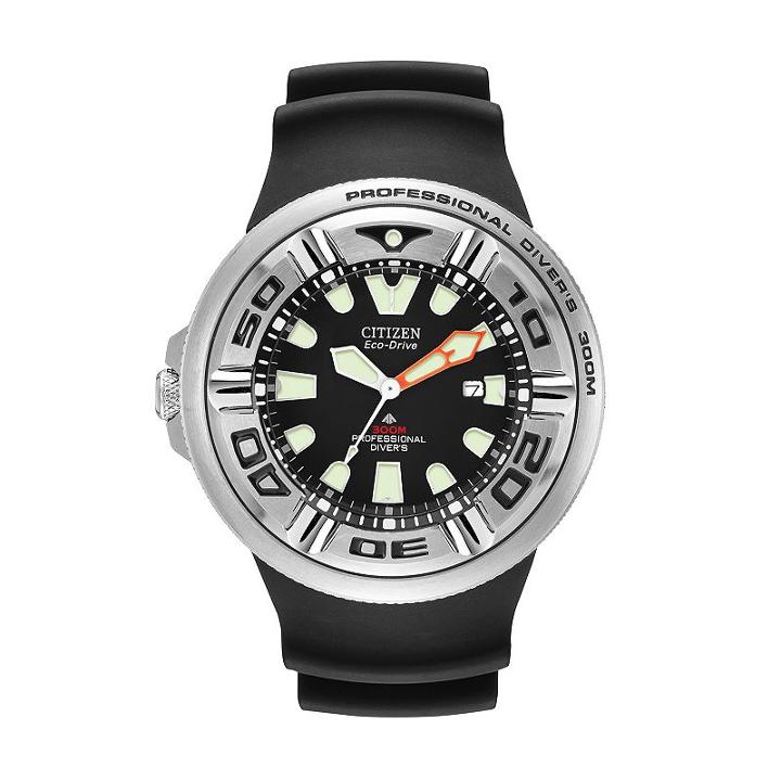 Citizen Eco-drive Men's Professional Diver Watch - Bj8050-08e, Black, Durable