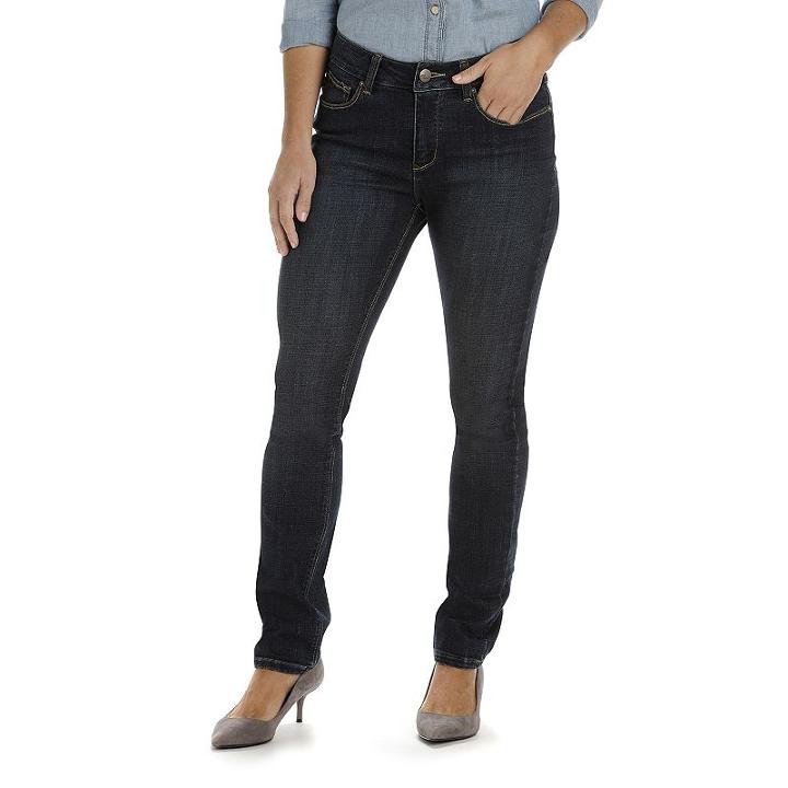 Women's Lee Faith Modern Fit Skinny Dream Jeans, Size: 8 T/l, Dark Blue