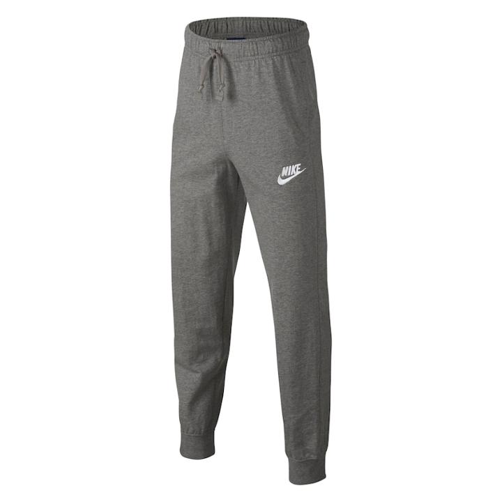 Boys 8-20 Nike Jersey Jogger Pants, Size: Medium, Grey