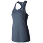 Women's New Balance Accelerate Tank, Size: Xl, Blue Other