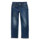 Boys 4-7x Sonoma Goods For Life&trade; Straight Fit Jeans, Size: 4, Dark Blue