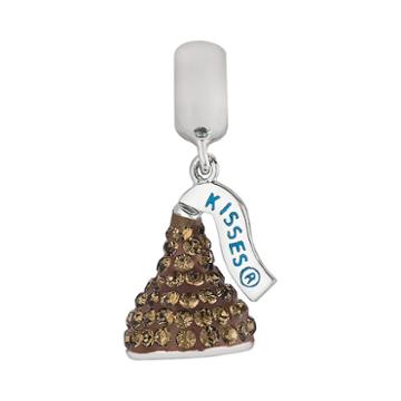 Sterling Silver Crystal Hershey's Kiss Charm - Made With Swarovski Crystals, Women's, Brown