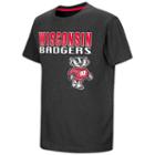 Boys 8-20 Campus Heritage Wisconsin Badgers Heathered Tee, Boy's, Size: M(10-12), Light Red