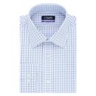 Men's Chaps Slim-fit No-iron Stretch-collar Dress Shirt, Size: 15.5-34/35, Blue