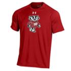 Under Armour, Men's Wisconsin Badgers Tech Tee, Size: Small, Multicolor