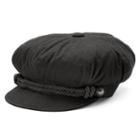 Betmar Fisherman Rope Trim Cat Hat, Women's, Black