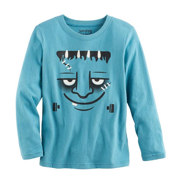 Boys 4-10 Jumping Beans&reg; Halloween Softest Graphic Tee, Size: 7, Turquoise/blue (turq/aqua)