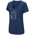 Women's Under Armour Seattle Mariners Heat Gear Streak Tee, Size: Xlrg Av/rg, Blue