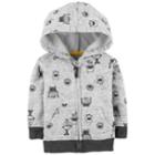 Baby Boy Oshkosh B'gosh&reg; Monster Zip Hoodie, Size: 18-24 Month, Print