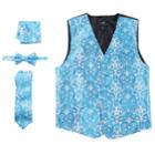 Men's Steven Land Paisley 4-pc. Vest Set, Size: Xl, Turquoise/blue (turq/aqua)