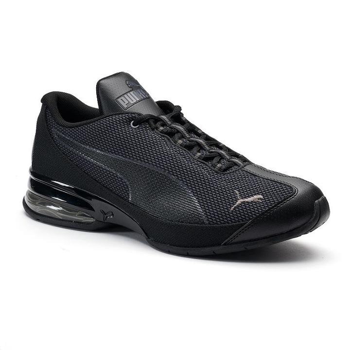 Puma Puma Reverb Knit Men's Running Shoes, Size: 11, Black