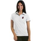 Women's Antigua Portland Trail Blazers Pique Xtra-lite Polo, Size: Medium, White