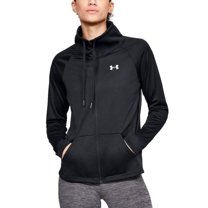 Women's Under Armour Tech Full Zip Jacket, Size: Large, Black