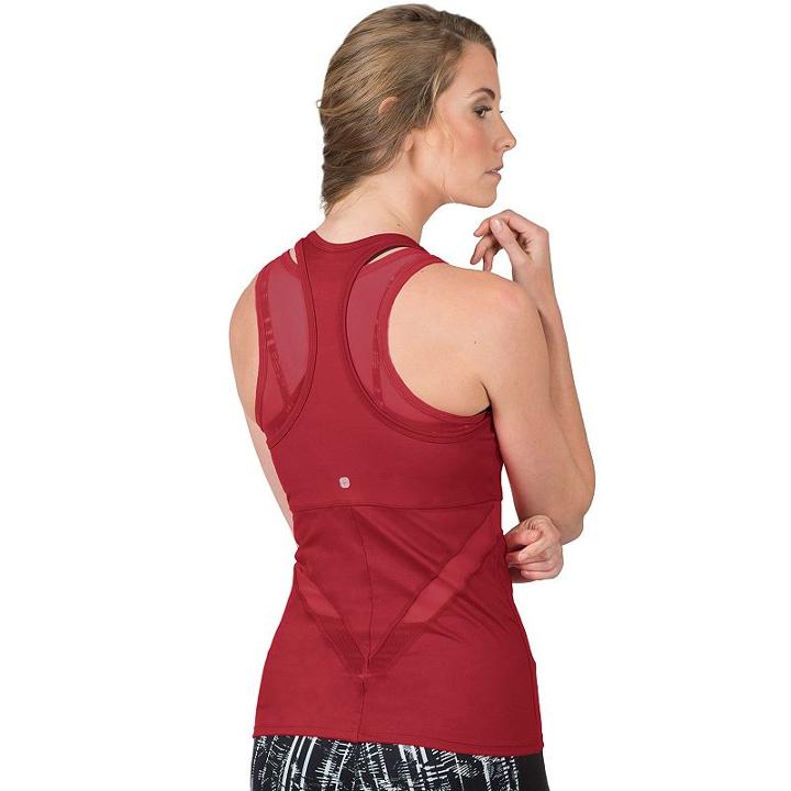 Women's Soybu Koa Mesh Racerback Yoga Tank, Size: Xl, Med Red