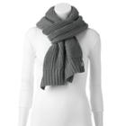 Women's Converse Oversized Oblong Scarf, Grey (charcoal)
