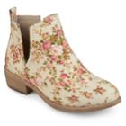 Journee Collection Roone Women's Ankle Boots, Size: Medium (6), Lt Beige