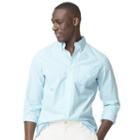 Big & Tall Chaps Gingham Button-down Shirt, Men's, Size: Xl Tall, Blue