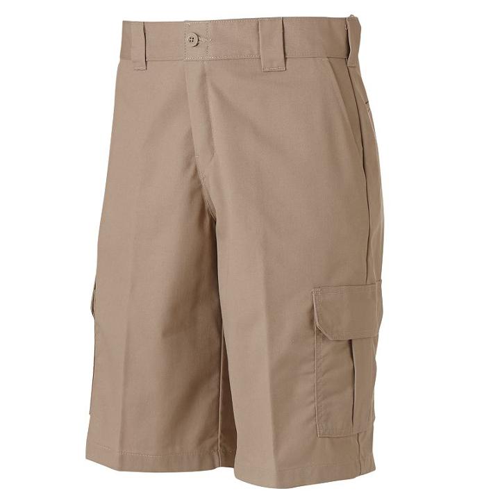 Men's Dickies Relaxed-fit Flex Twill Cargo Shorts, Size: 32, Dark Beige