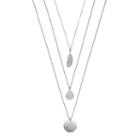 Mudd&reg; Tree, Feather & Teardrop Pendant Necklace Set, Girl's, Gold