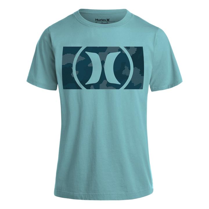 Boys 8-20 Hurley Campfill Tee, Size: Small, Brt Blue