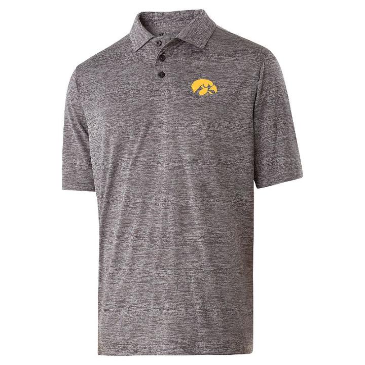 Men's Iowa Hawkeyes Electrify Performance Polo, Size: Small, Gray