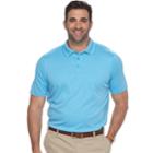 Big & Tall Croft & Barrow&reg; Classic-fit Performance Polo, Men's, Size: 4xl Tall, Brt Blue