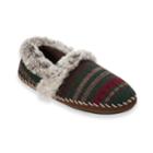 Women's Dearfoams A-line Knit Slippers, Size: Large, Black