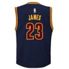 Boys 8-20 Cleveland Cavaliers Lebron James Replica Alternate Jersey, Size: M 10-12, Blue