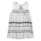 Girls 7-16 Mudd&reg; Lace-up Crochet Tank, Size: 14, White