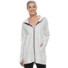Women's Tek Gear&reg; Thumb Hole Long Jacket, Size: Xl, Natural
