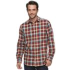 Big & Tall Columbia Hardy Ridge Classic-fit Plaid Button-down Shirt, Men's, Size: 4xb, Drk Orange