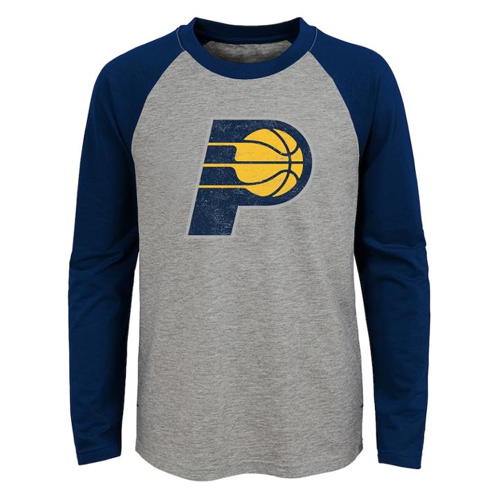 Boys 4-18 Indiana Pacers Fadaway Tee, Size: 8-10, Grey