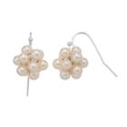 Lc Lauren Conrad Simulated Pearl Cluster Earrings, Women's, White