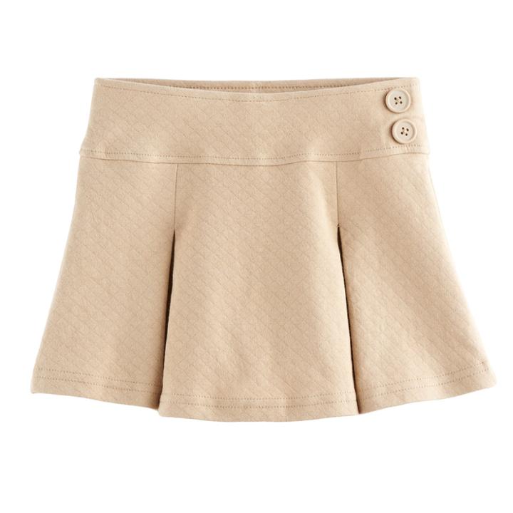 Girls 4-16 & Plus Size Chaps School Uniform Skort, Size: Medium (12), Brown Oth
