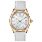 Citizen Eco-drive Women's Corso Leather Watch - Ev1033-08d, Size: Medium, White