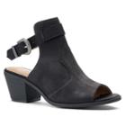 So&reg; Academy Women's Western Block Heel Sandals, Size: 10, Black