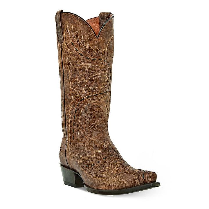 Dan Post Sidewinder Men's Cowboy Boots, Size: 8.5 Wide, Med Brown