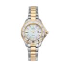 Seiko Women's Diamond & Ceramic Two Tone Solar Watch - Sut338, Size: Medium, Multicolor