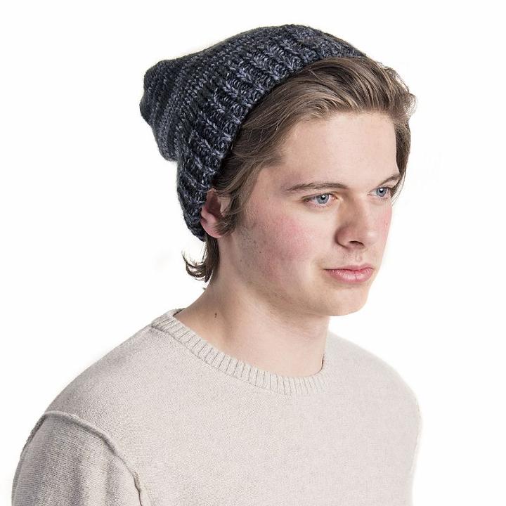 Muk Luks, Men's Marled Beanie, Black