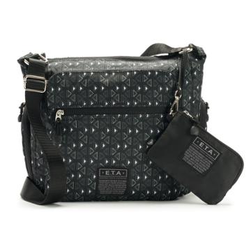 E.t.a. By Rosetti Mykonos Large Crossbody Bag With Rfid-blocking Pouch, Women's, Grey (charcoal)