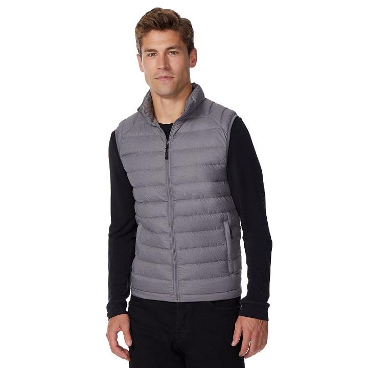 Men's Heat Keep Nano Modern-fit Packable Vest, Size: Large, Oxford
