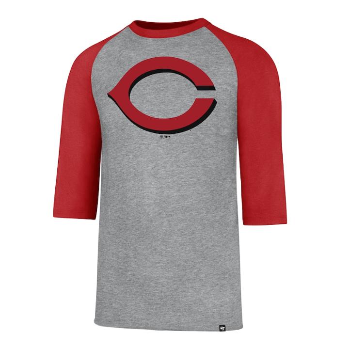 Men's '47 Brand Cincinnati Reds Club Tee, Size: Xl, Red Gray