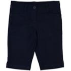 Girls 4-6x Chaps Stretch Twill School Uniform Skimmer Pants, Girl's, Size: 5, Blue (navy)
