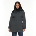 Plus Size Weathercast Hooded Fleece Walker Jacket, Women's, Size: 1xl, Grey (charcoal)