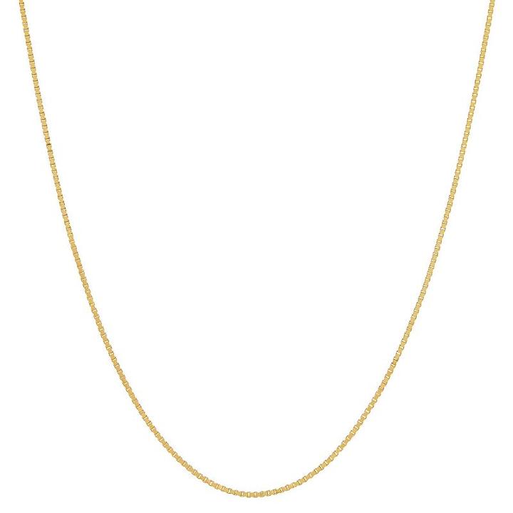 Everlasting Gold 14k Gold Diamond-cut Box Chain Necklace - 20-in, Women's, Size: 20