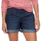 Women's Sonoma Goods For Life&trade; Cuffed Shorts, Size: 12, Blue (navy)